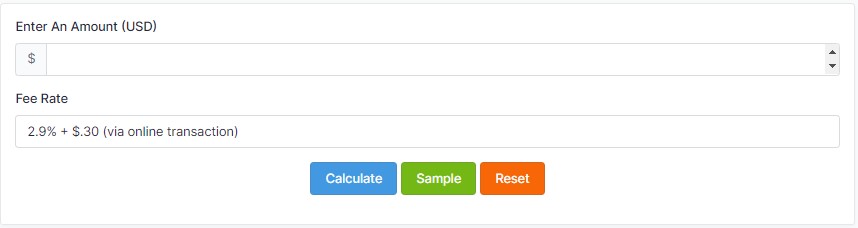 PayPal Fee Calculator 